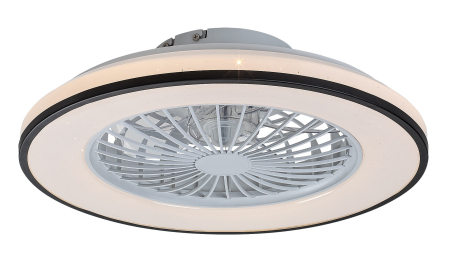 ILUMINAT - Ventilator Rabalux Dalfon2 LED 48W 2800lm 3000-6500 metal/ plastic black stil funcțional 230V, 50Hz IP20 71331
