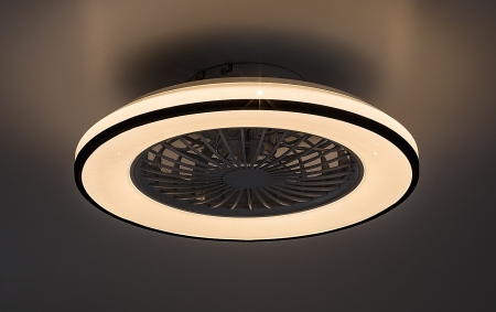 Ventilator Rabalux Dalfon2 LED 48W 2800lm 3000-6500 metal/ plastic black stil funcțional 230V, 50Hz IP20 71331 [2]