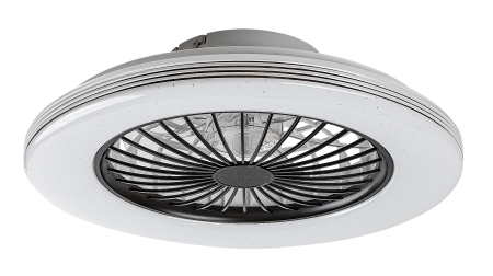 Ventilator Rabalux Dalfon2 LED 48W 3100lm 3000-6500 metal/ plastic black stil funcțional 230V, 50Hz IP20 71330 [1]