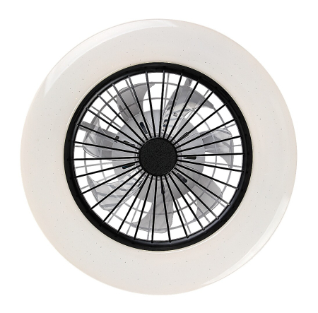 Ventilator Rabalux Dalfon2 LED 48W 3100lm 3000-6500 metal/ plastic black stil funcțional 230V, 50Hz IP20 71330 [6]
