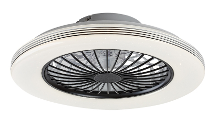 ILUMINAT - Ventilator Rabalux Dalfon2 LED 48W 3100lm 3000-6500 metal/ plastic black stil funcțional 230V, 50Hz IP20 71330