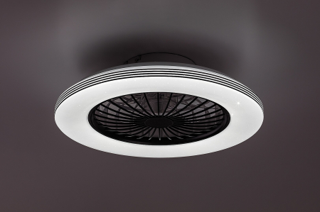 Ventilator Rabalux Dalfon2 LED 48W 3100lm 3000-6500 metal/ plastic black stil funcțional 230V, 50Hz IP20 71330 [3]