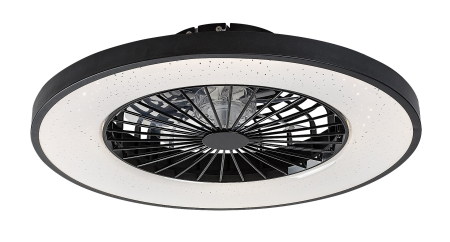 ILUMINAT - Ventilator Rabalux Dalfon2 LED 72W 2100lm 3000-6500 metal/ plastic black stil funcțional 230V, 50Hz IP20 71334