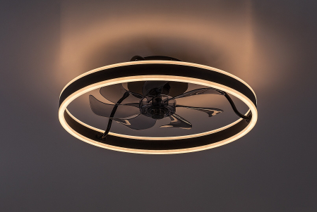 Ventilator Rabalux Fanfy LED 40W 2200lm 3000, 4000, 6000 aluminiu black stil funcțional 230V, 50Hz IP20 71337 [2]