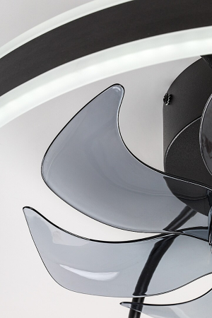 Ventilator Rabalux Fanfy LED 40W 2200lm 3000, 4000, 6000 aluminiu black stil funcțional 230V, 50Hz IP20 71337 [7]
