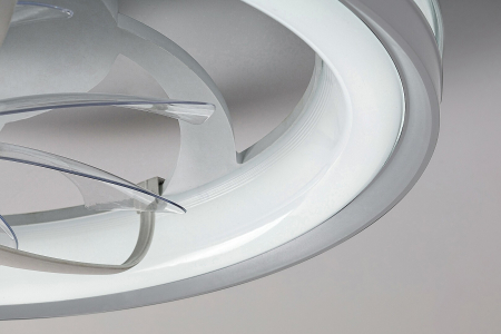 Ventilator Rabalux Fanricius LED 40W 2200lm 3000, 4000, 6000 plastic silver stil funcțional 230V, 50Hz IP20 71335 [5]