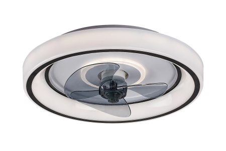 ILUMINAT - Ventilator Rabalux Horacio LED 67W 5850lm 3000-6000 metal black stil modern 230V, 50Hz IP20 71009