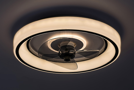 Ventilator Rabalux Horacio LED 67W 5850lm 3000-6000 metal black stil modern 230V, 50Hz IP20 71009 [2]