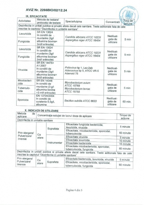 Klintensiv Virucid Dezinfectant suprafete gata de utilizare-500 ml [5]