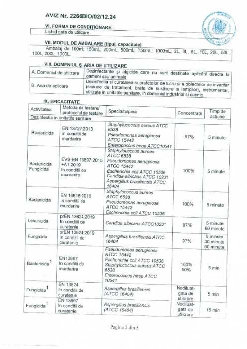 Klintensiv Virucid Dezinfectant suprafete gata de utilizare-500 ml [3]