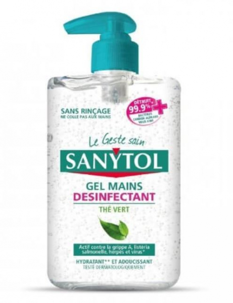 Sanytol Virucid Gel dezinfectant maini- 250 ml [1]