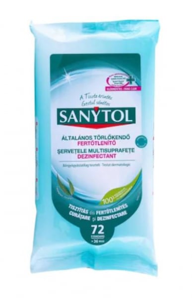 Servetele umede dezinfectante Sanytol, 36 buc maxi [1]