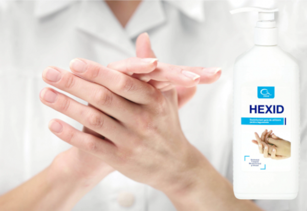 Dezinfectant maini si tegumente HEXID cu alcool - 1 litru [2]