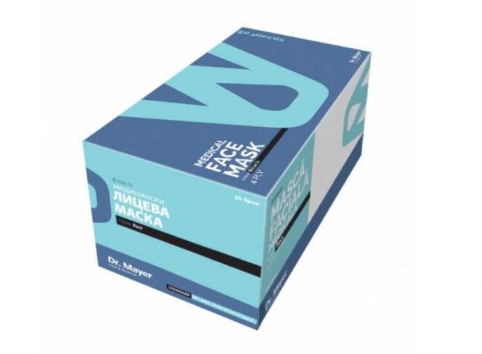 Masca Medicala 4 Straturi Full Color Black Dr. Mayer [3]