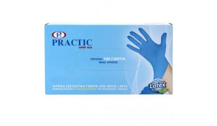 Manusi Examinare Latex Medical-  Practic - 100 Buc/cutie- marime XL [2]