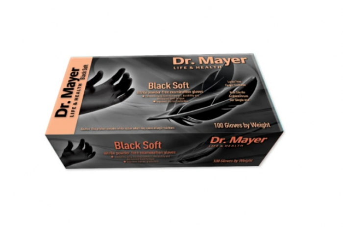 Manusi nitril Dr Mayer Black Soft  Marimea XS -NEGRU 100 buc [4]