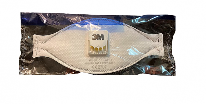 SET 10 BUC - Masca FFP3 respiratorie cu supapa 3M™ Aura™ 9332+ Cool Flow™ [6]
