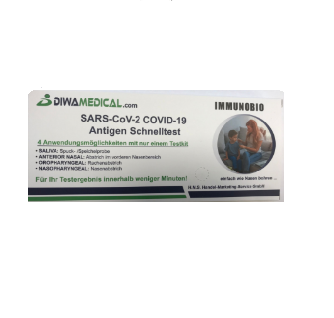 Test Antigen 4in1  DIWA MEDICAL IMMUNOBIO Set 5 BUC INDIVIDUALE [2]