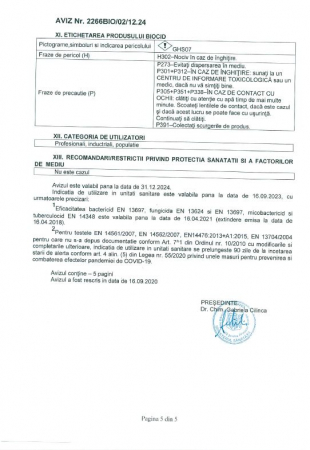 Klintensiv Virucid Dezinfectant suprafete gata de utilizare-500 ml [5]