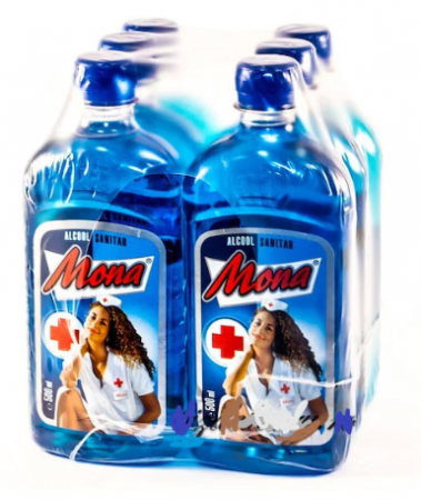 Dezinfectanti - Pachet 6x Alcool sanitar Mona 500ml