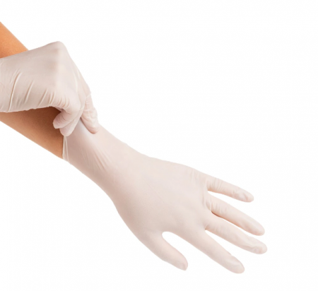 Manusi latex nepudrate Farmagloves Marimea XS -Albe 100 buc [6]