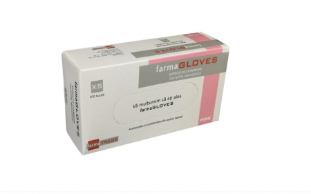 Manusi nitril nepudrate Farma Gloves Marimea XS-ROZ 100 buc [0]