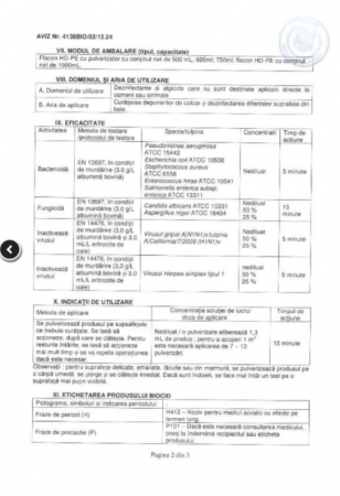 Sanytol Virucid Dezinfectant Baie 500 ml, avizat Ministerul Sanatatii [2]