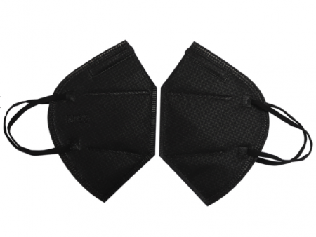 Set 10 de masti de protectie Yibaidu  KN95 tip IIR - NEGRU [1]