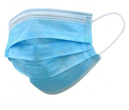 Set 50 masti faciale de uz medical tip IIR GLOBAL TREAT ALBASTRU [1]