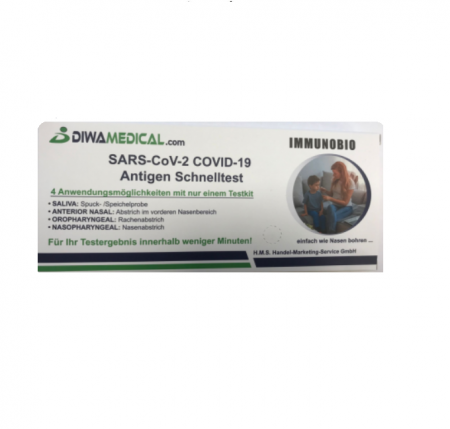 Test Antigen 4in1  DIWA MEDICAL IMMUNOBIO Set 5 BUC INDIVIDUALE [1]
