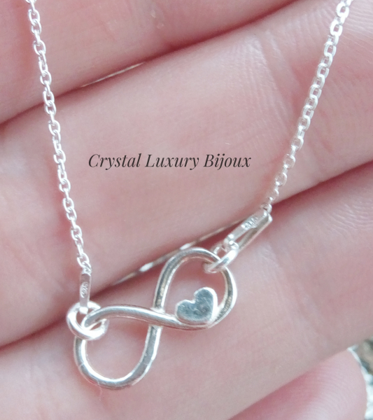 Colier argint infinit Love [2]