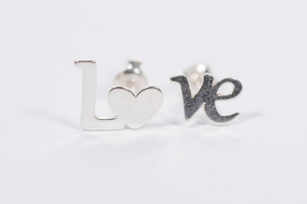 Cercei argint Love [2]
