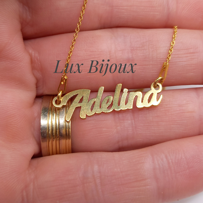 Lantisor personalizat cu nume Adelina [2]