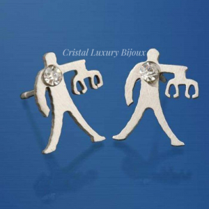 Produse - Cercei inox zodie Balanta