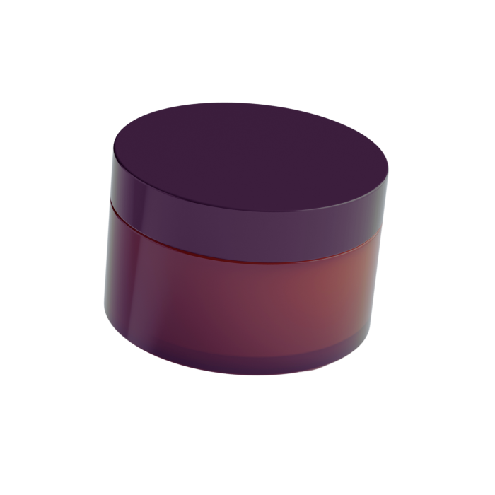 Borcan din sticla ambra 100ml [1]