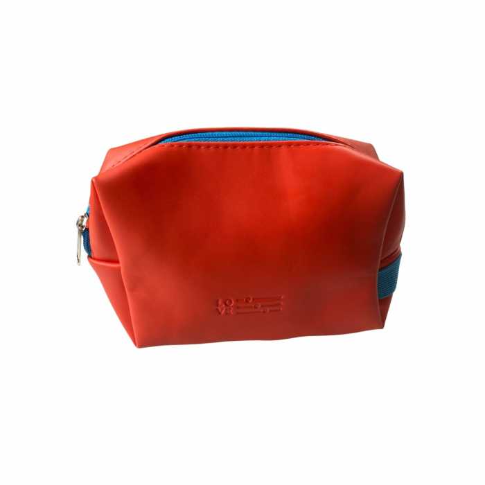 Borseta cosmetice, culoare rosie [3]
