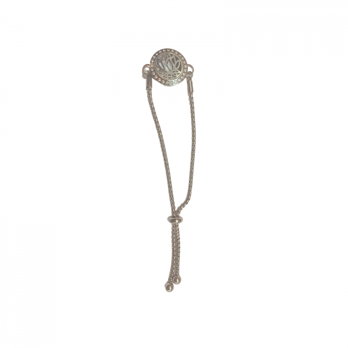 Bratara aromaterapie floare lotus, reglabila [4]