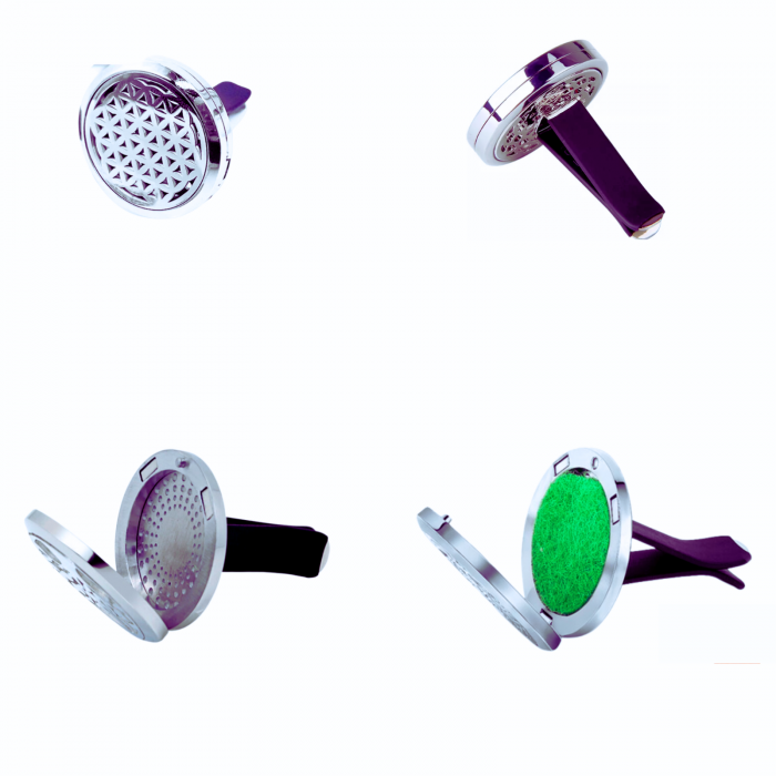 Difuzor aromaterapie din inox pentru masina [2]