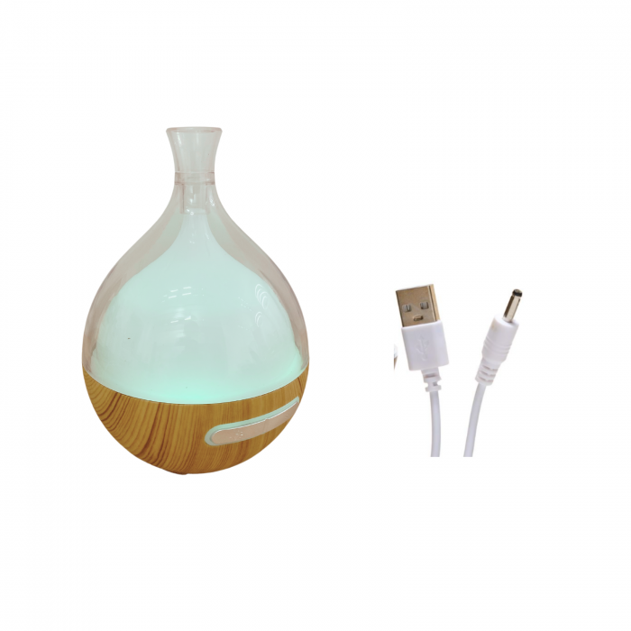 Difuzor aromaterapie MARA, lumina LED 7 culori, volum 80ml [3]