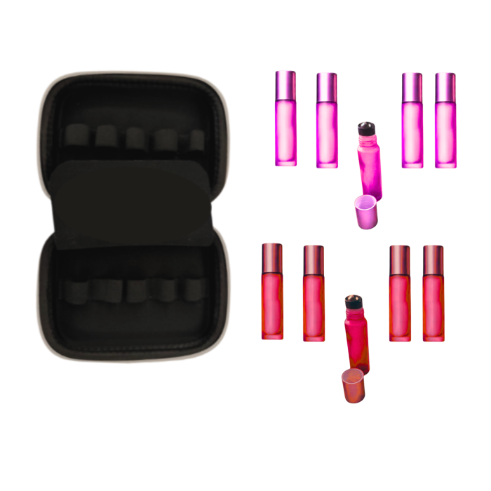 Geanta + 10 recipiente de 10ml. cu rollon [2]