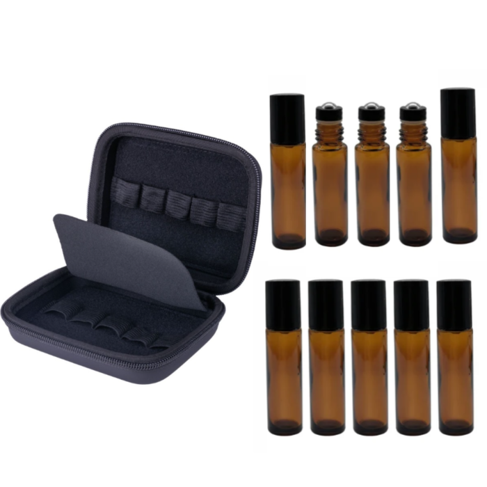 Geanta + 10 sticlute rollon ambra de 10ml [3]