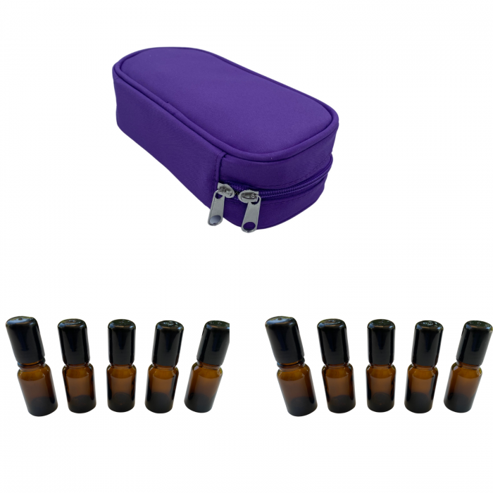 Geanta + 10 sticlute rollon ambra de 10ml [2]