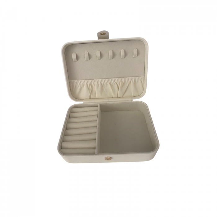 Organizator bijuterii 17x12x5,8cm, alb [4]