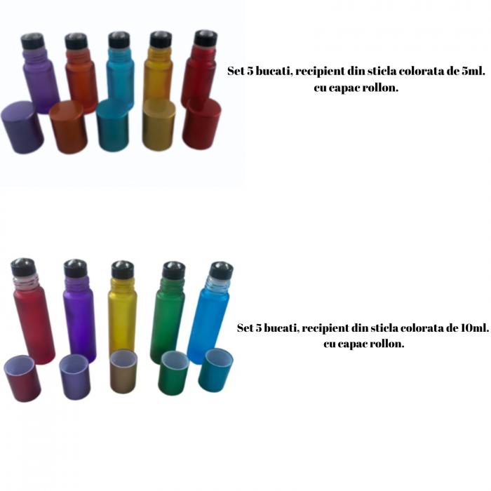 Pachet cu 10 sticlute rollon de 5ml si 10ml [2]