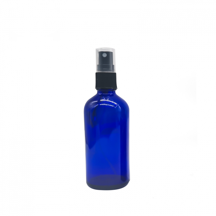 Recipient sticla albastra cu spray 100ml - set 5 buc [3]