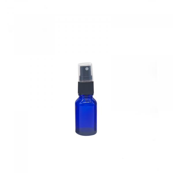 Recipient sticla albastra cu spray 15ml - set 5 buc [3]