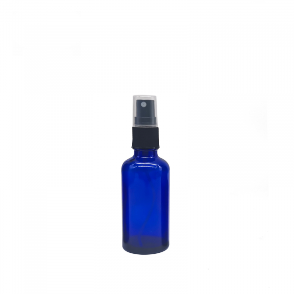 Recipient sticla albastra cu spray 50ml - set 2 buc [3]