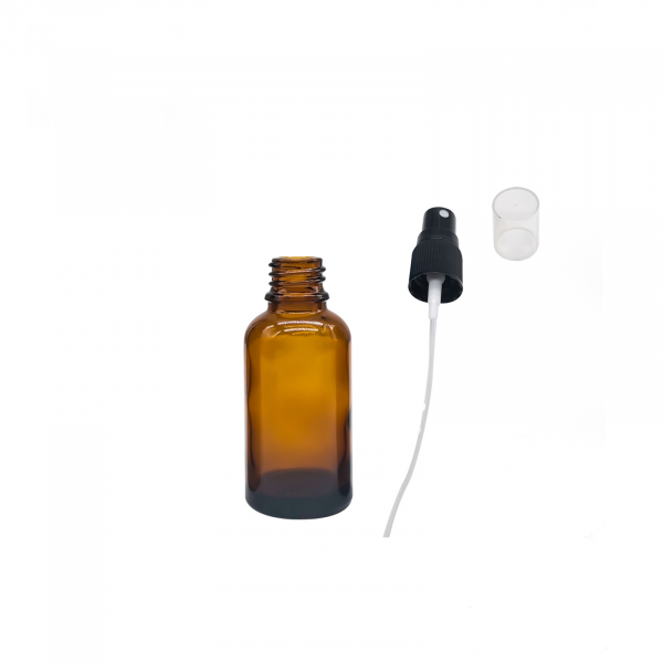 Recipient sticla ambra cu spray 30ml - set 2 buc [4]