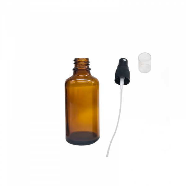 Recipient sticla ambra cu spray 50ml - set 2 buc [4]