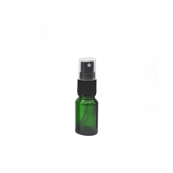 Recipient sticla verde cu spray 10ml - set 5 buc [2]